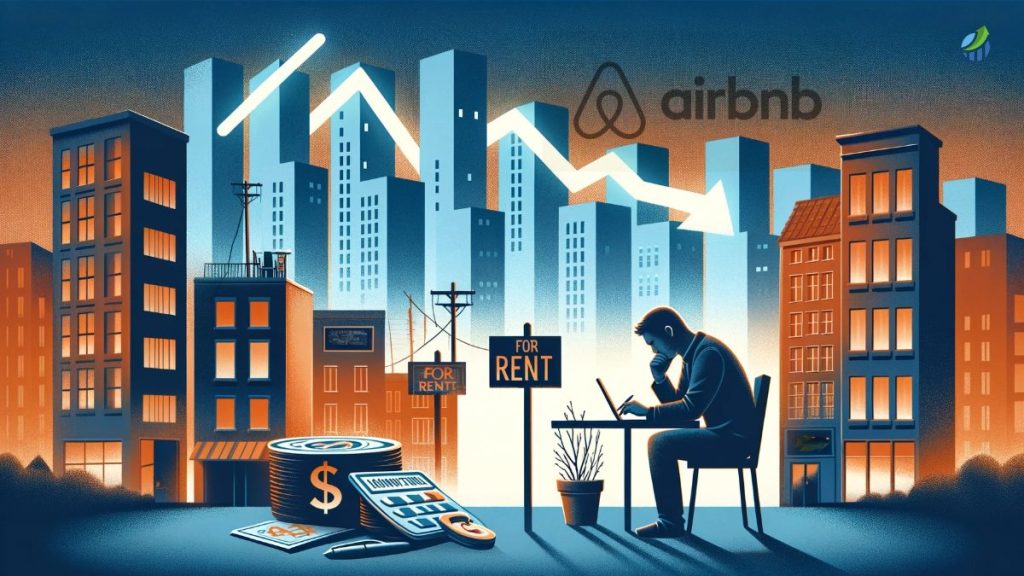 AirBnB Downturn Trend in Short-Term Rental Bookings AirBnB in crisis