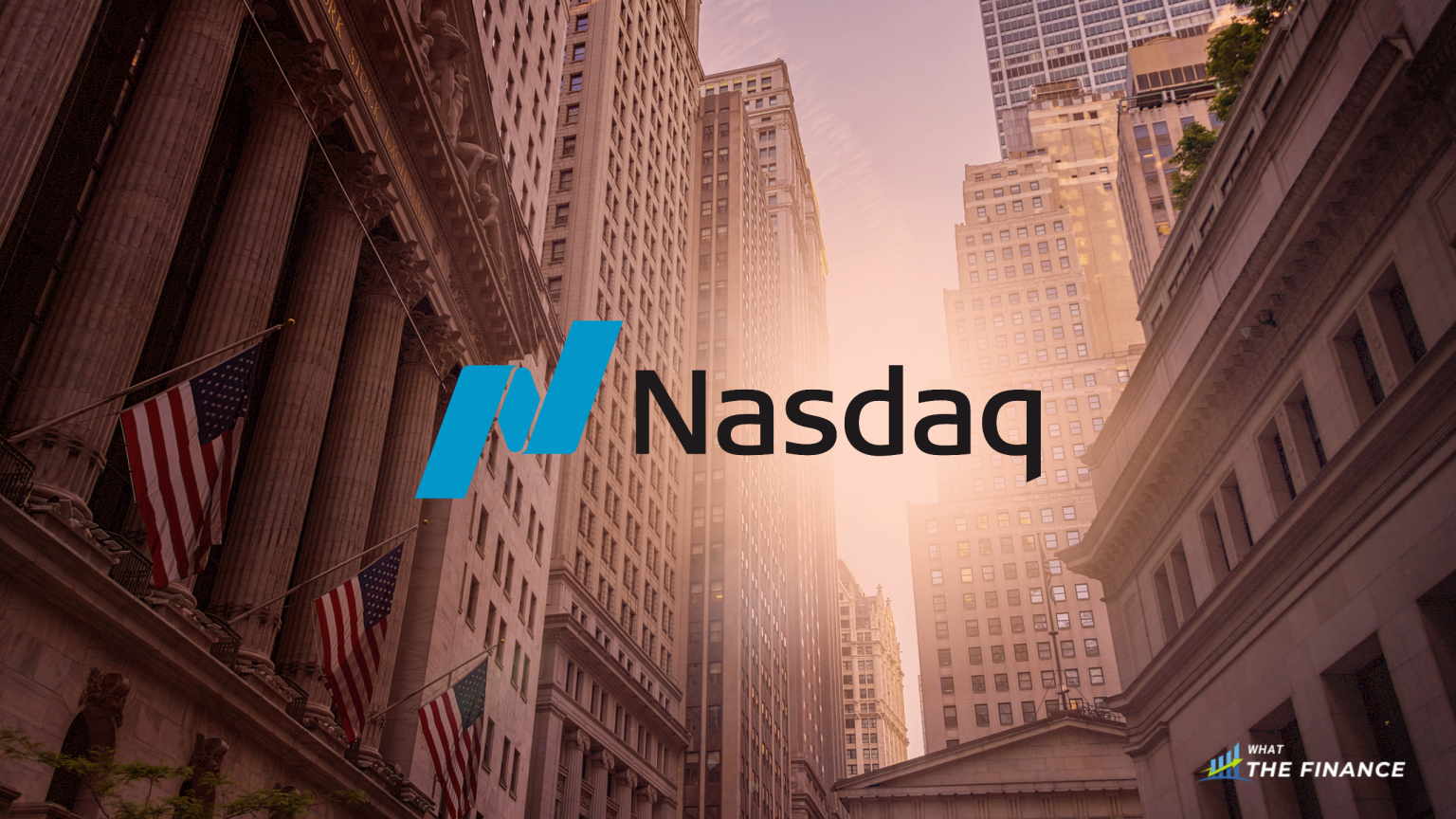 NASDAQ Index On a Steady Rise NASDAQ buildings