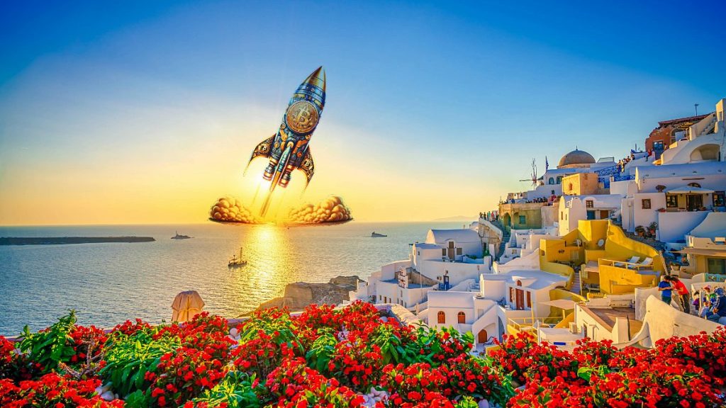 Celebrate the Bitcoin Halving in Santorini, Greece Santorini Halving Party 2024